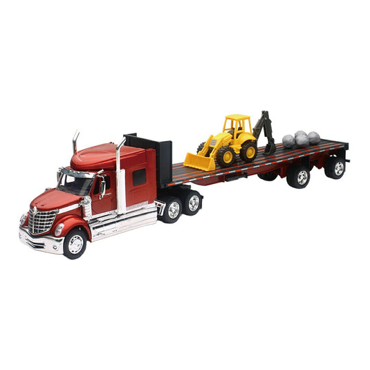 Internationalインターナショナル Lonestar with a Wheel Loaderホイールローダー and Bou / NEW-RAY 1/32 模型