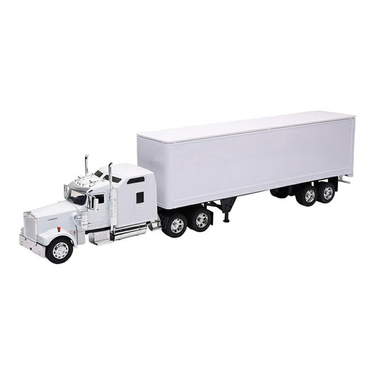Kenworthケンワース W900 Sleeper Cab with Dry Van Trailer / NEW-RAY 1/32 模型