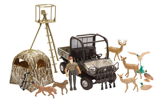 Kubotaクボタ Hunting Play Set / NEW-RAY 1/24 ジオラマ・アクセサリー 模型