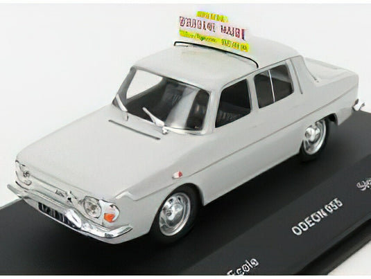 RENAULT R10 AUTO ECOLE BOULOGNE-MAIRIE 1969 LIGHT GREY/ODEON 1/43ミニカー