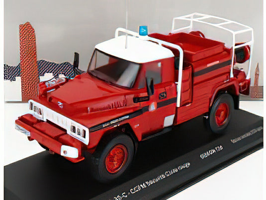 ACMAT TPK 4-35-C TANKER TRUCK CCFM SECURITE CIVILE 1985 RED WHITE/ODEON 1/43ミニカー