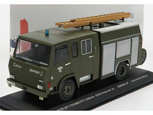BERLIET - 770 KB6 TANKER TRUCK FPT CAMIVA SSIS ARMEE DE L'AIR SAPEURS POMPIERS 1974 - MILITARY GREEN/ODEON 1/43ミニカー