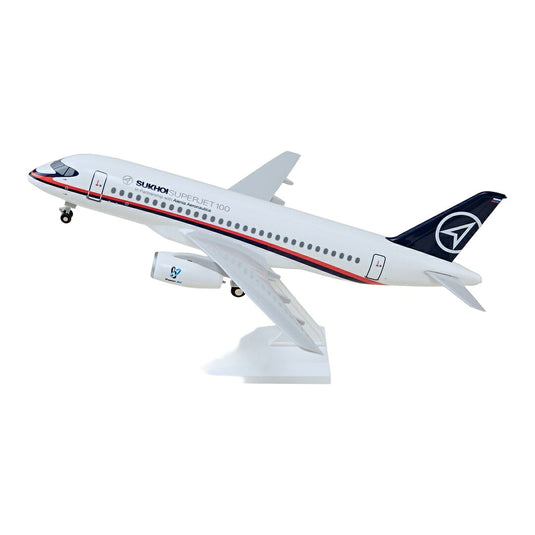 スホーイ・シビル・エアクラフト Sukhoi Civil Aircraft スホーイ スーパージェット 100 / ODEWM 1/100 飛行機模型 旅客機