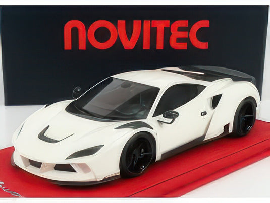 NOVITEC F8 NLARGO 2021 WHITE/PEAKO 1/18ミニカー