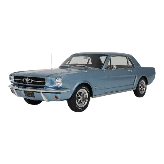 Fordフォード Mustangマスタング V8 ハードトップ 1965 シルバーブルー / OTTO 1/12 ミニカー