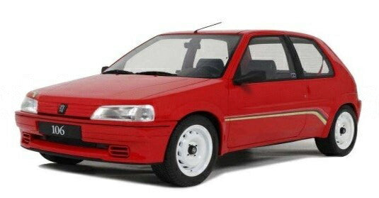 【予約】2026年発売予定PEUGEOT 106 1.3 RALLYE 1993 レッド / OTTO 1/12 ミニカー