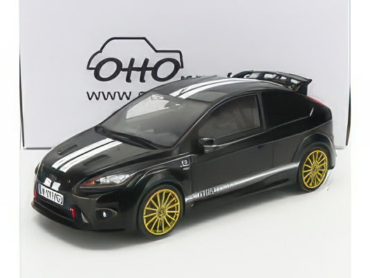 FORD ENGLAND FOCUS RS MKII 2010 24h LE MANS TRIBUTE BLACK WHITE/OTTO-MOBILE 1/18ミニカー