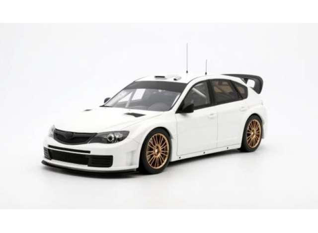 2008 スバル インプレッサ レジンシリーズ ホワイト/ OTTO  1/18 ミニカー
