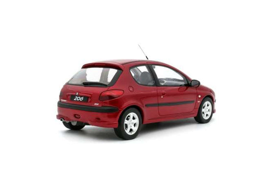 1999 Peugeot 206 S16 レジンシリーズ rouge lucifer EKQ/OTTO 1/18ミニカー 2000台限定