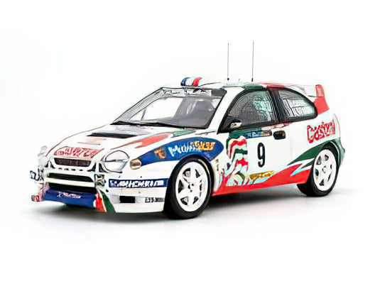 【予約】12月以降発売予定TOYOTA - COROLLA WRC TEAM CASTROL N 9 WINNER RALLY CATALUNYA 1998 DIDIER AURIOL - DENIS GIRAUDET - WHITE BLUE RED /OTTO 1/18ミニカー