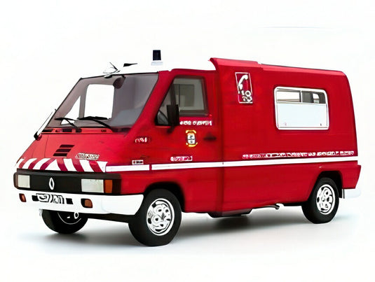【予約】2025年発売予定RENAULT マスター T30D バン 緊急救助車両 マルセイユ消防 1980 レッド/ホワイト/ OTTO 1/18 999台限定ミニカー
