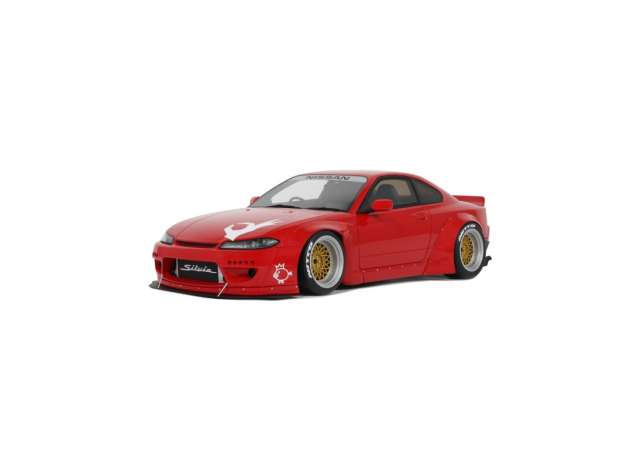 2014 日産 シルビア S15 ロケットバニー レジンシリーズ 日産レッド/ OTTO  1/18 ミニカー