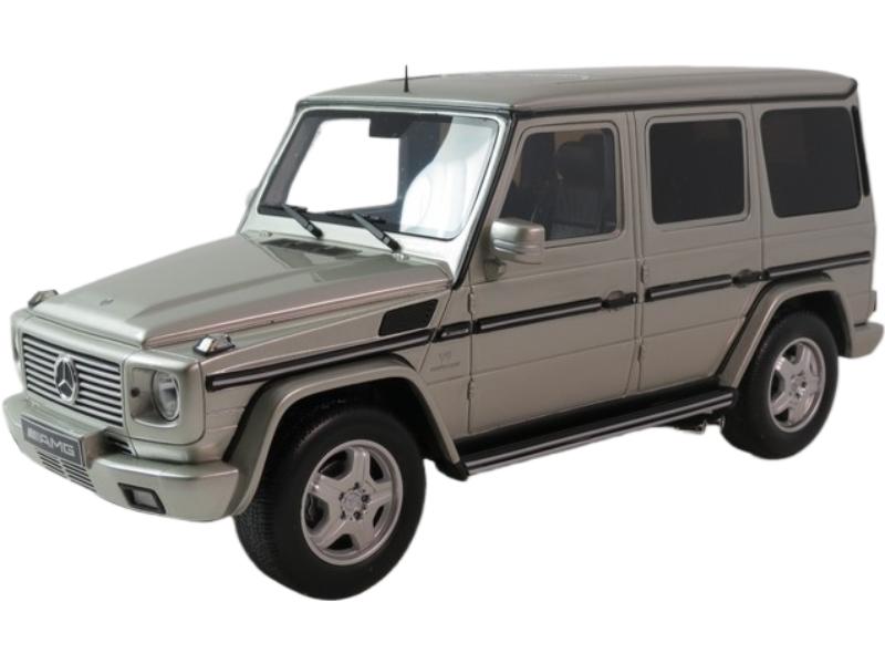 ギャラリービューアに画像をロードする, MercedesBenz Gクラス G55 AMG 2003 イリジウムシルバー/ OTTO 1/18 ミニカー
