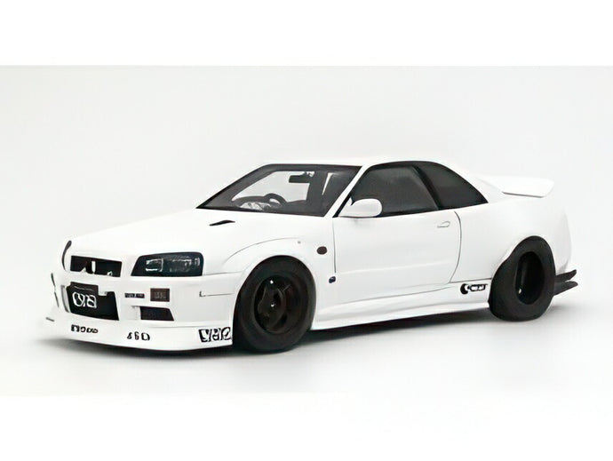 【予約】12月以降発売予定NISSAN SKYLINE GT-R (BNR34) BY KRC 2019 ホワイト/ OTTO 1/18 ミニカー