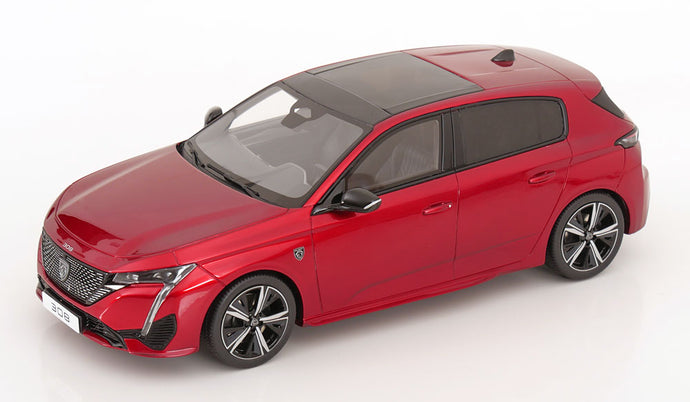 2022 プジョー 308 GT レジンシリーズ レッド/ OTTO  1/18 ミニカー