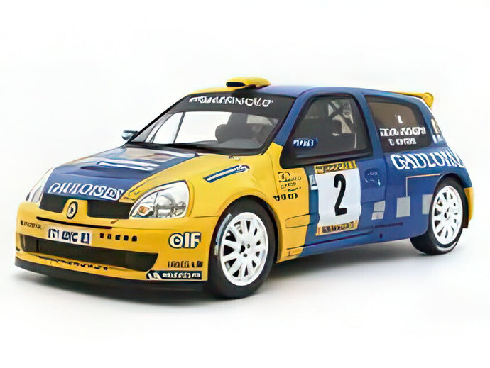 【予約】12月以降発売予定RENAULT CLIO S1600 N 2 優勝 ラリー バルム 2004 ジャン・ジョセフ・シモン ジャック・ボワイエール ブルー イエロー/ OTTO 1/18 ミニカー