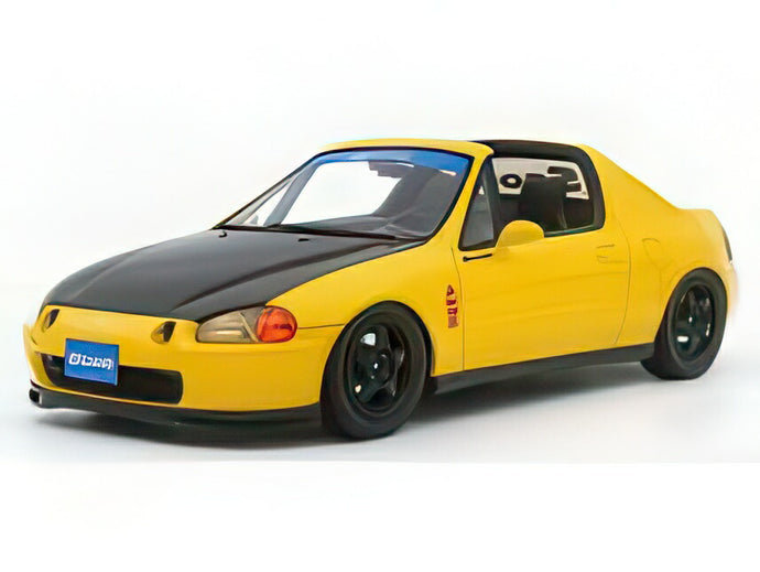 【予約】12月以降発売予定HONDA CIVIC DEL SOL スプーン 1996 イエロー ブラック/ OTTO 1/18 ミニカー