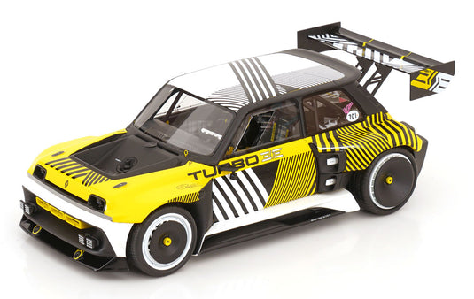 Renaultルノー 5 Turboターボ E-Tech RMC Look 2024 イエローブラックホワイト 限定999台 / OTTO 1/18 ミニカー