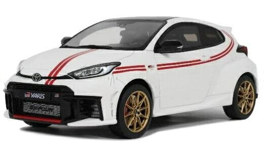 【予約】2026年発売予定TOYOTAトヨタ ヤリス GR TGR イタリア リミテッドエディション 2024 ホワイト レッド / OTTO-MOBILE 1/18 ミニカー
