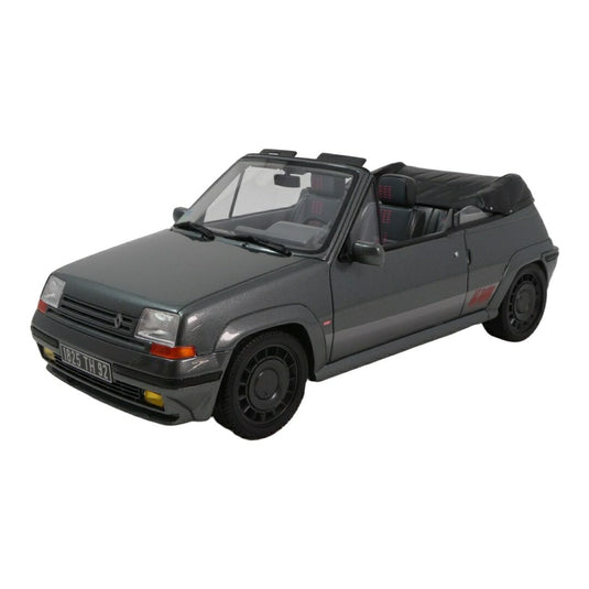 Renaultルノー 5 GTターボ カブリオレ 1995 ガンメタ / OTTO 1/18 ミニカー