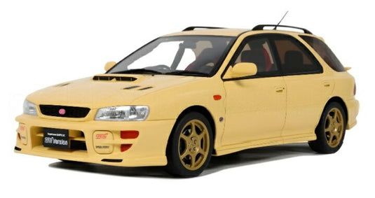 スバル インプレッサ VI WRX STi VI スポーツワゴン 1999 カシミアイエロー / OTTO 1/18 ミニカー