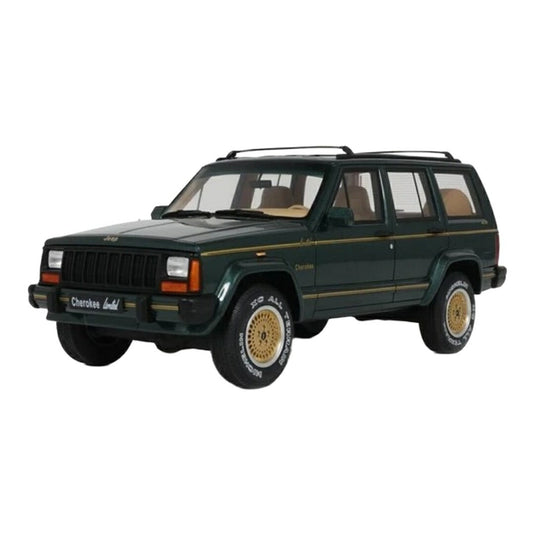 【予約】 ジープ チェロキー XJ リミテッド 1995 グリーン / Otto Mobile 1/18 ミニカー