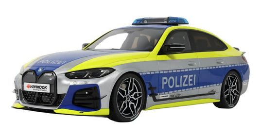 【予約】2026年発売予定BMW 4シリーズ ACシュニッツァー ACS4 警察 2022 イエロー/シルバー/ブルー / OTTO 1/18 ミニカー