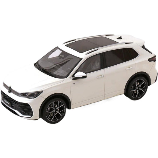 VWフォルクスワーゲン Tiguanティグアン E TSI R Line 2024 ホワイトメタリック 限定999台 / OTTO 1/18 ミニカー