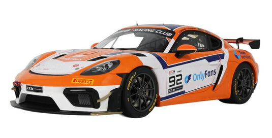 【予約】2026年発売予定PORSCHE 718 ケイマン GT4 RS #92 スポーツクラブ ヨーロピアンシリーズ 2024 ヘイエルダール/マロイ オレンジ/ホワイト / OTTO 1/18 ミニカー