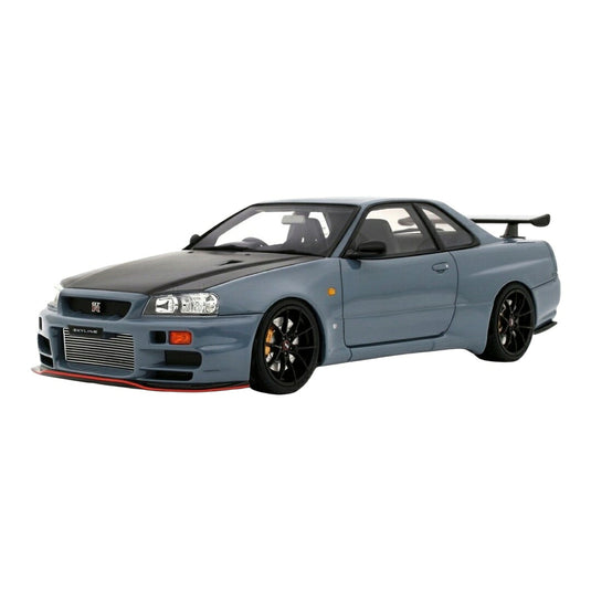 【予約】2026年発売予定 Nissan日産 Skylineスカイライン GT-R BNR34 クーペ ボディキット 2025 グレー 限定版 / OTTO 1/18 ミニカー