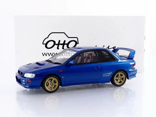 スバル インプレッサ WRX タイプR STI 1999 ブルー / Otto Mobile 1/18 ミニカー