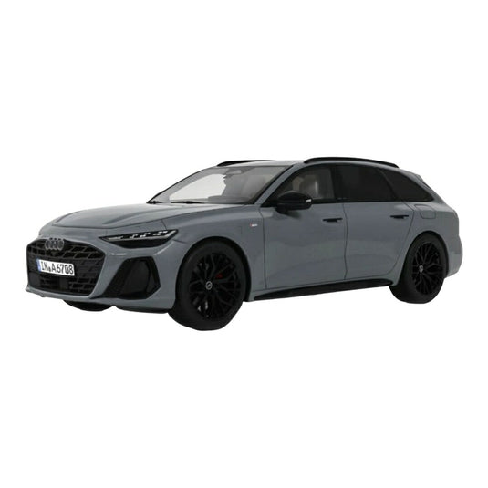 【予約】 アウディ A6 アバント E-ハイブリッド 2025 グレー / Otto Mobile 1/18 ミニカー