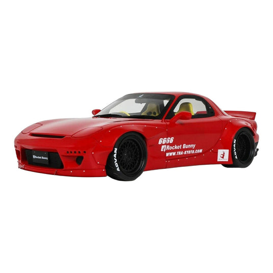 【予約】2026年発売予定 Mazdaマツダ RX-7 FD3S Rocket Bunny ロケットバニー Aero V1 2015 レッド 限定版 / OTTO 1/18 ミニカー