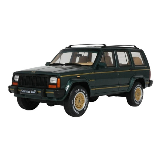 【予約】 ジープ チェロキー XJ リミテッド 1995 グリーン / Otto Mobile 1/18 ミニカー