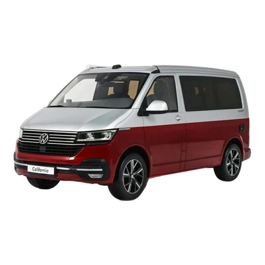 【予約】 VW T6.1 カリフォルニア オーシャン 2021 レッド/シルバー / Otto Mobile 1/18 ミニカー
