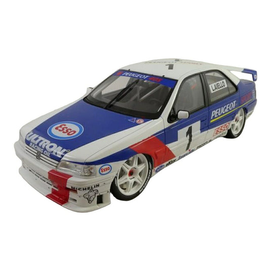 Peugeotプジョー 405 MI16 1992 ホワイト/ブルー/レッド No.1 / OTTO 1/18 ミニカー