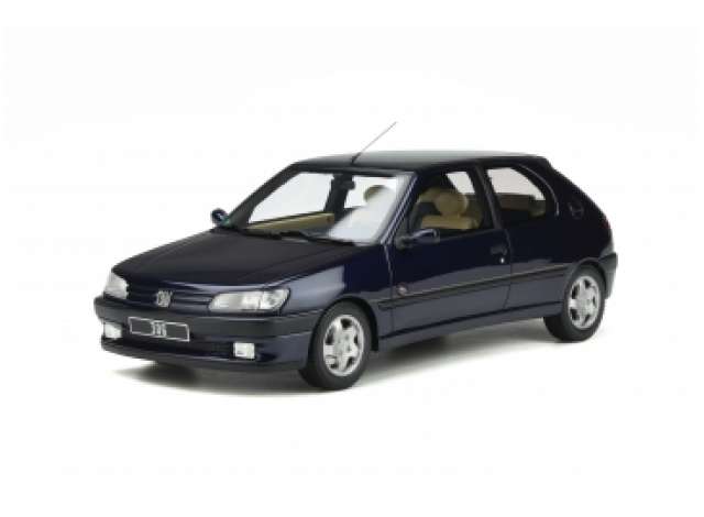 ギャラリービューアに画像をロードする, 1995 Peugeot 306 Eden Park レジンシリーズ blue d&#39;Arabie/OTTO 1/18ミニカー 3000台限定
