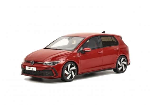 2021 フォルクスワーゲン ゴルフ VIII GTI Resin series レッド/ OTTO  1/18 ミニカー