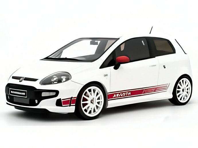 【予約】FIAT PUNTO ABARTH ESSE ESSE 2010 ホワイトレッド/ OTTO 1/18 2000台限定ミニカー