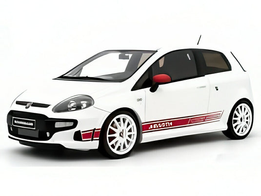 【予約】FIAT PUNTO ABARTH ESSE ESSE 2010 ホワイトレッド/ OTTO 1/18 2000台限定ミニカー