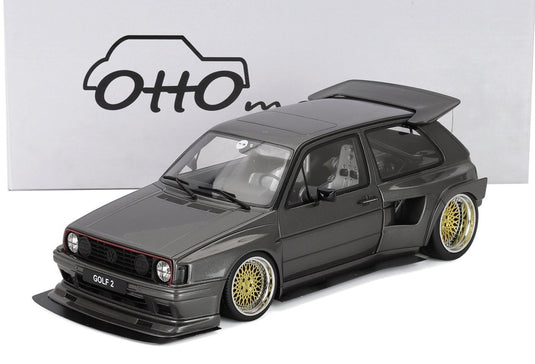 VOLKSWAGEN GOLF MKII GTi BY KHYZYL SALEEM 2021 アスコットグレーメタリック / OTTO 1/18 ミニカー