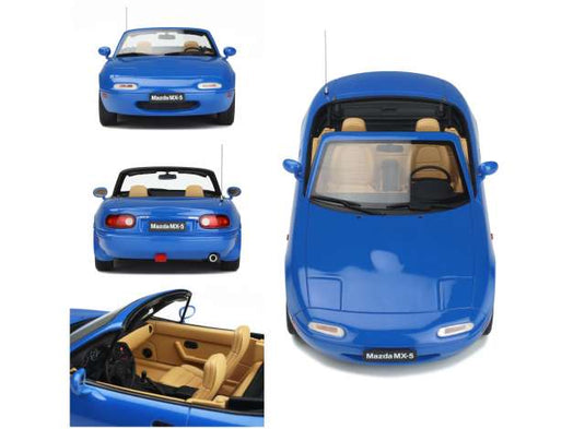 1990 Mazda MX-5 NA レジンシリーズ blue/OTTO 1/18ミニカー 1500台限定