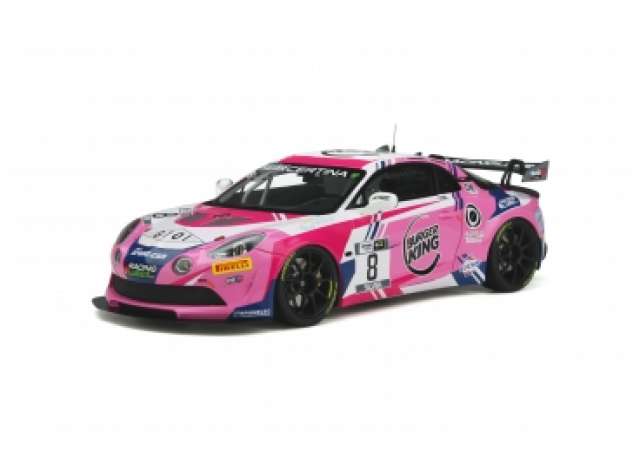 ギャラリービューアに画像をロードする, 2020 Alpine A110 GT4 #8 Team Speed Car レジンシリーズ pink/OTTO 1/18ミニカー 2000台限定
