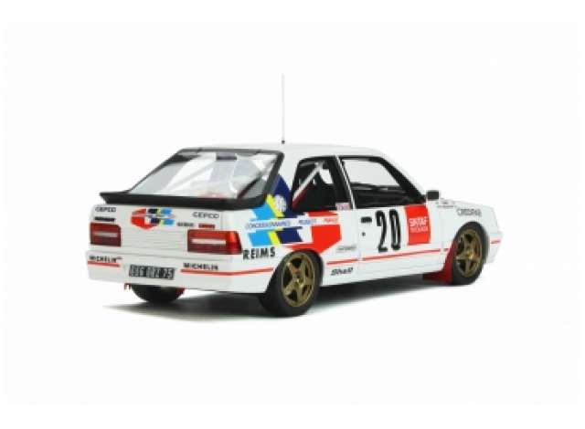 ギャラリービューアに画像をロードする, 1990 Peugeot 309 GR.A #20 Rallye Monte Carlo レジンシリーズ white/red/OTTO 1/18ミニカー 2500台限定
