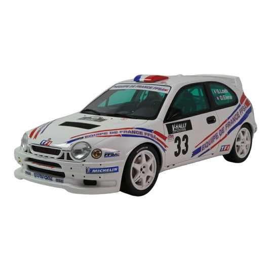 Toyotaトヨタ Corollaカローラ WRC 2000 ホワイト #33 / OTTO 1/18 ミニカー