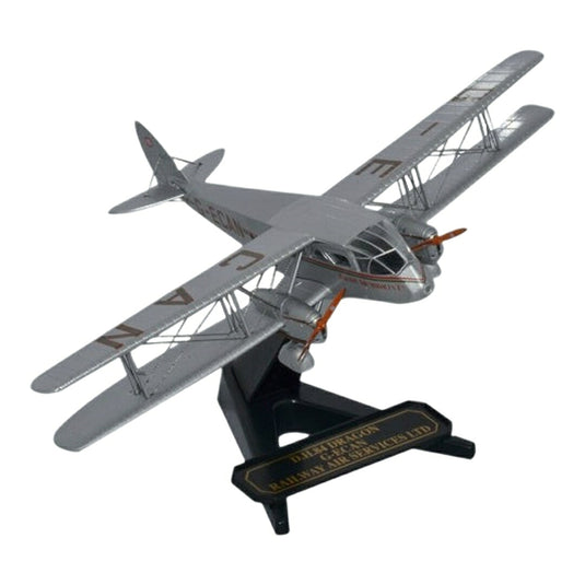 レイルウェイ・エア・サービス Railway Air Services デ・ハビランド DH.84 ドラゴン / Oxford Aviation 1/72 飛行機模型 旅客機