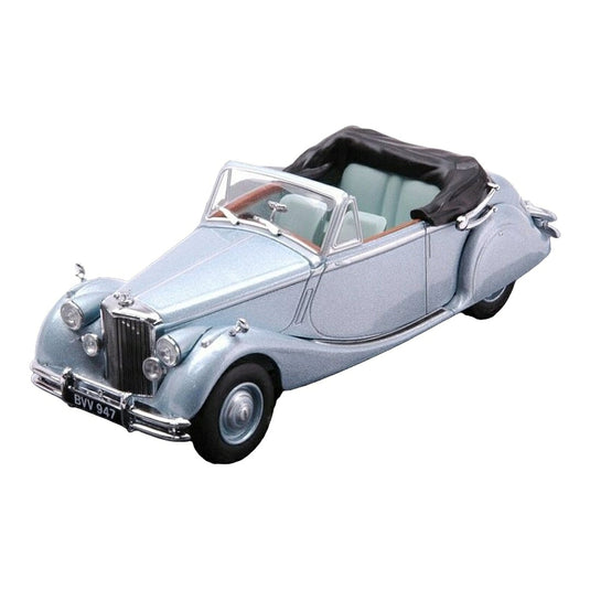 Jaguarジャガー MkV DHC オープン メタリックライトブルー / OXFORD 1/43 ミニカー