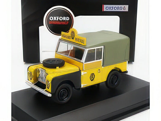 LAND ROVER 88 1シリーズ AA ハイランドパトロール 1961年モデル イエロー/ブラック/グリーン/OXFORD-MODELS 1/43ミニカー
