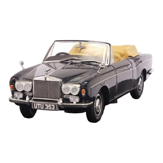 Rolls Royceロールスロイス Cornicheコーニッシュ コンバーチブル 1971 インディゴブルー / OXFORD 1/43 ミニカー