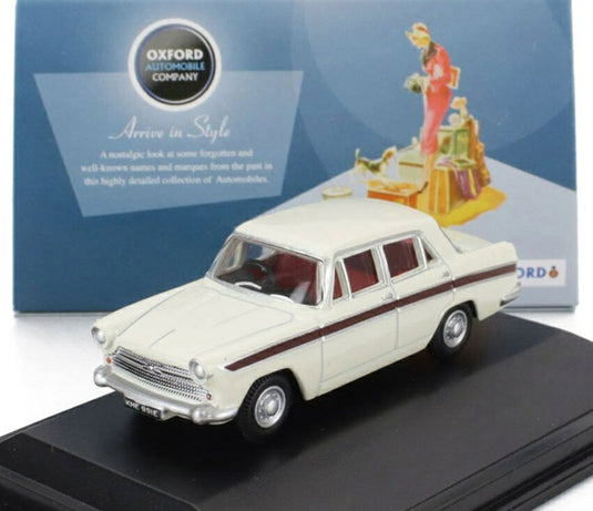 AUSTINオースチン ケンブリッジ 1959 ホワイト レッド / oxford 1/76 ミニカー